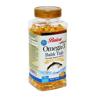 Balen Omega 3 Plus Balık Yağı 1380 mg 200 Yumuşak Kapsül